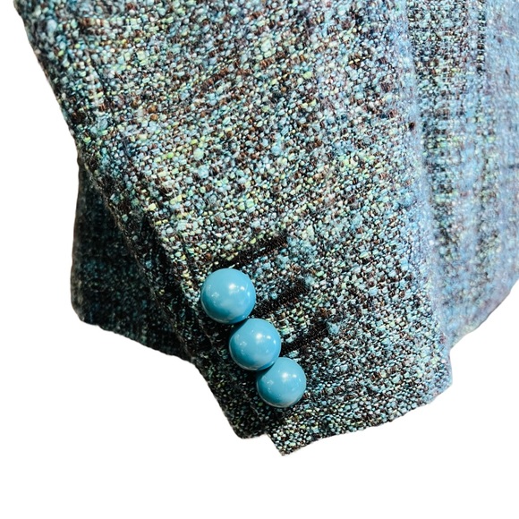 MOSCHINO Cheap and Chic Authentic Size 12 Jacket Virgin Wool Rayon Silk Blend - Picture 7 of 15